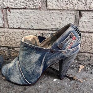 Diesel Denim mules Y2K